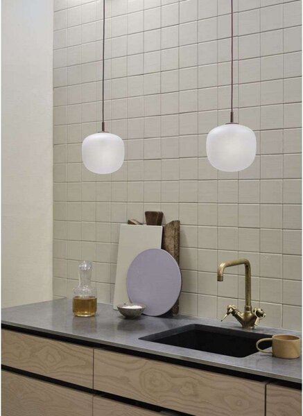 Lampa Wisząca Muuto, czarny, salon, szkło