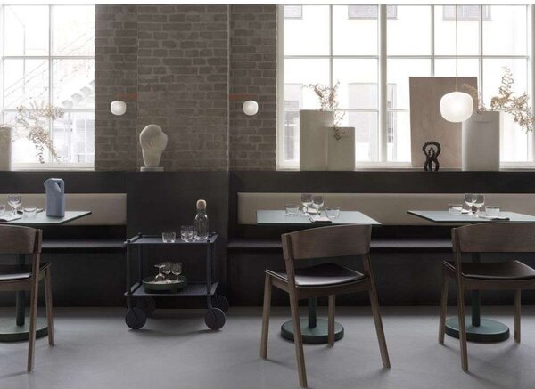 Lampa Wisząca Muuto, czerwony, salon, szkło