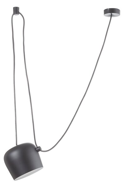 Lampa Wisząca FLOS, AIM Small, ściemnialny, czarny, salon, metal, design