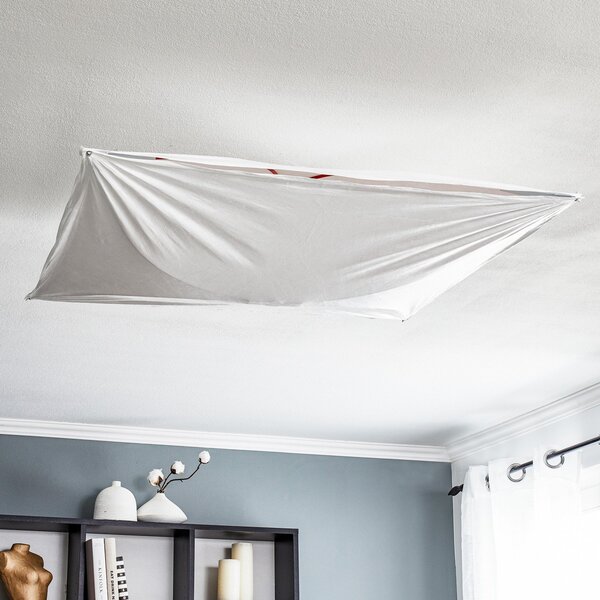 Lampa Sufitowa FLOS, ARIETTE, ściemnialny, biały, salon, tkanina | tekstylia, design