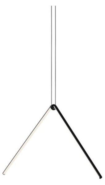 Lampa Wisząca FLOS, czarny, salon, aluminium