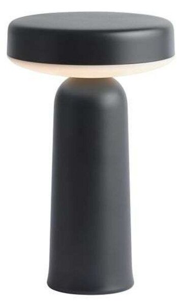Lampa Stołowa Muuto, ściemnialny, czarny, salon, tworzywo sztuczne