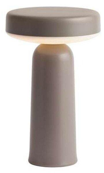 Lampa Stołowa Muuto, ściemnialny, beżowy, salon, tworzywo sztuczne