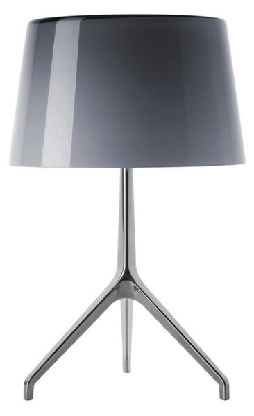 Lampa Stołowa Foscarini, ściemnialny, szary, salon, aluminium