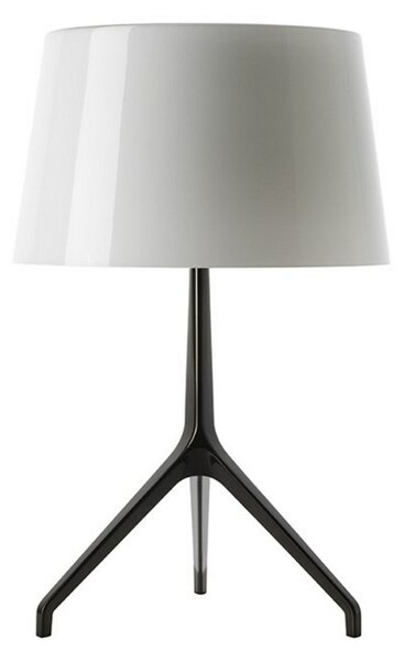 Lumiere XXS Lampa Stołowa Czarna Chrom/Biała - Foscarini