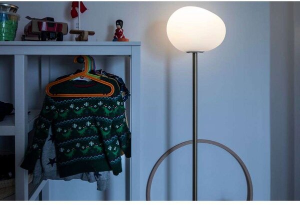 Lampa Podłogowa Foscarini, biały, salon, metal