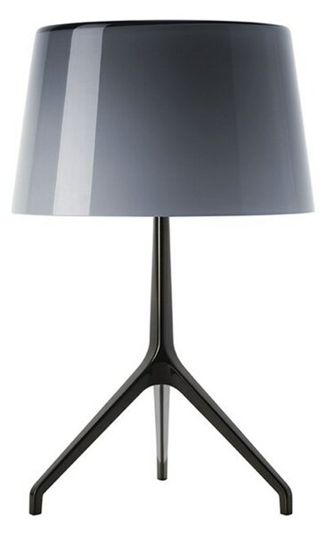 Lumiere XXS Lampa Stołowa Czarna Chrom/Szary - Foscarini