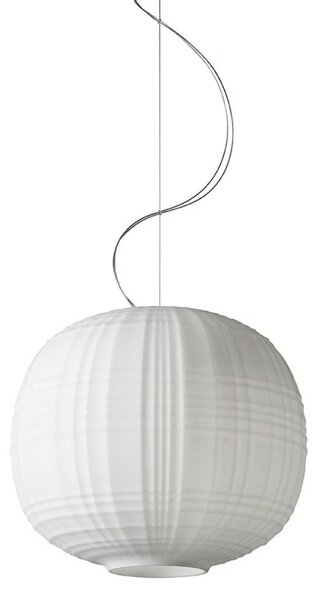 Lampa Wisząca Foscarini, biały, salon, szkło