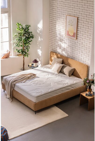 Średnio twardy sprężynowy materac termoregulacyjny 200x200 cm Memory Luna – Bonami Selection