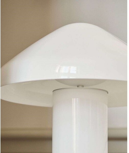 Lampa Stołowa HAY, ściemnialny, biały, salon, szkło