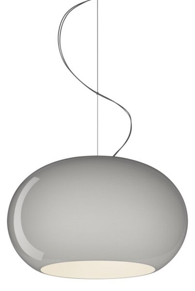 Lampa Wisząca Foscarini, szary, salon, szkło