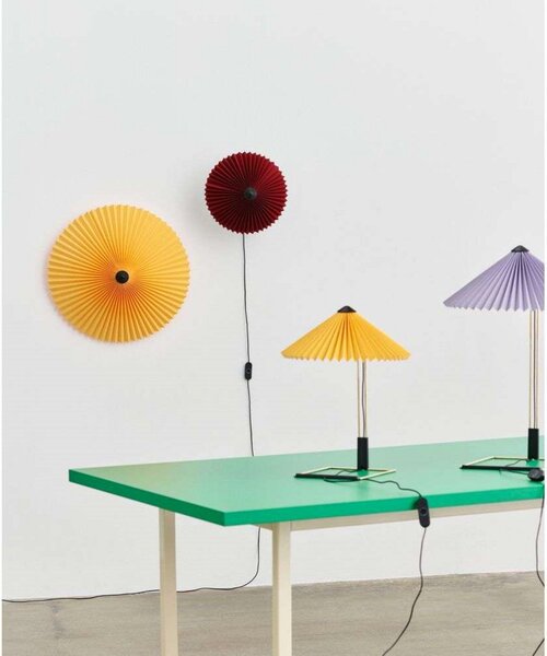Lampa Ścienna HAY, ściemnialny, czerwony, salon, metal