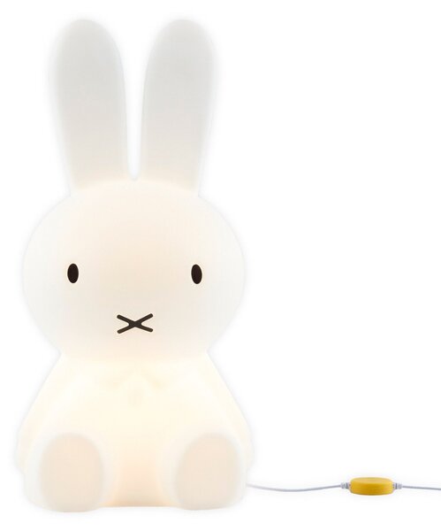 Lampa Stołowa Mr Maria, Miffy, ściemnialny, biały, pokój dziecięcy, tworzywo sztuczne