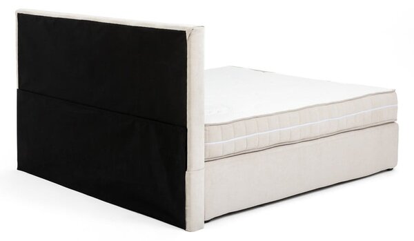 Beżowe łóżko kontynentalne 180x200 cm Olia Bold Line – Bonami Selection