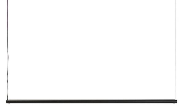 Lampa Wisząca HAY, Factor Linear 1500, ściemnialny, czarny, kuchnia, metal, design