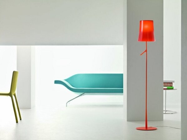 Birdie Reading LED Lampa Podłogowa White - Foscarini