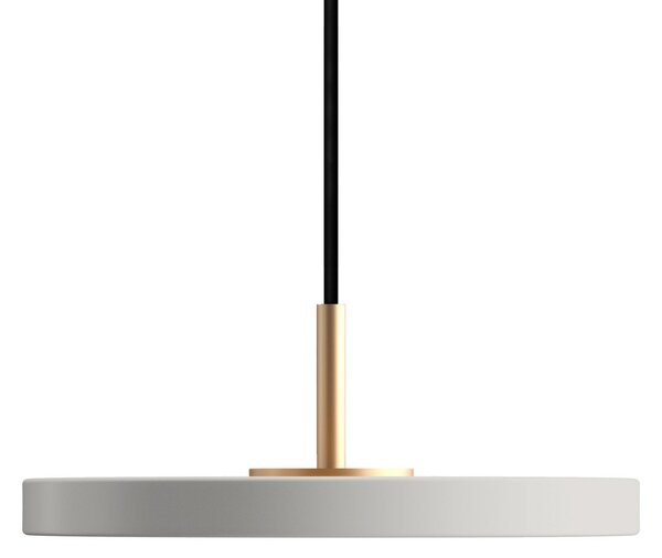 Lampa Wisząca UMAGE, Asteria Micro V2, ściemnialny, szary, salon, metal, skandynawski
