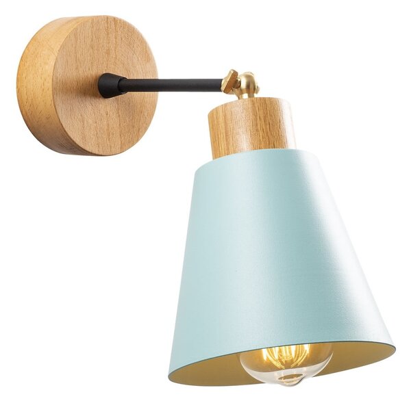 Turkusowy/w naturalnym kolorze kinkiet ø 14 cm Manavgat – Opviq lights