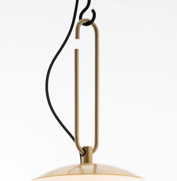 Lampa Wisząca Artemide, nh, ściemnialny, biały, salon, szkło, design