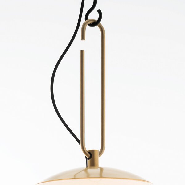 Lampa Wisząca Artemide, nh, ściemnialny, biały, salon, szkło, design