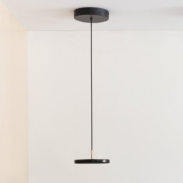 Lampa Wisząca UMAGE, Asteria Micro V2, ściemnialny, czarny, salon, metal, skandynawski