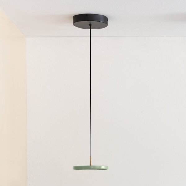 Lampa Wisząca UMAGE, Asteria Micro V2, ściemnialny, zielony, salon, metal, skandynawski