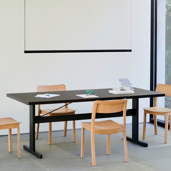 Lampa Wisząca HAY, Factor Linear 1500, ściemnialny, czarny, kuchnia, metal, design