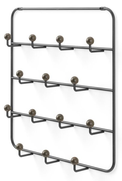 Czarny metalowy wieszak na drzwi 36 cm Estique – Umbra