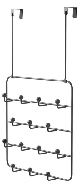 Czarny metalowy wieszak na drzwi 36 cm Estique – Umbra