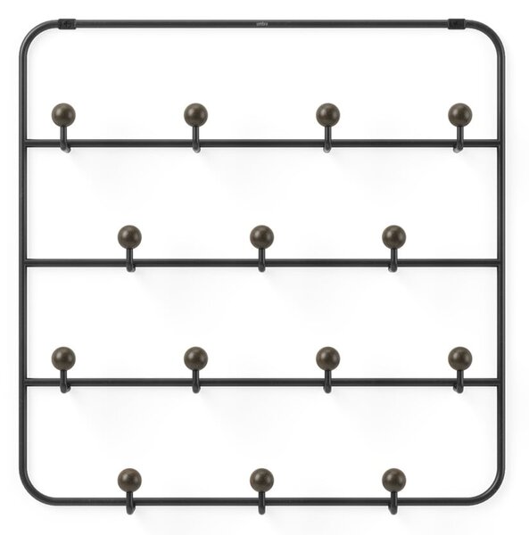 Czarny metalowy wieszak na drzwi 36 cm Estique – Umbra
