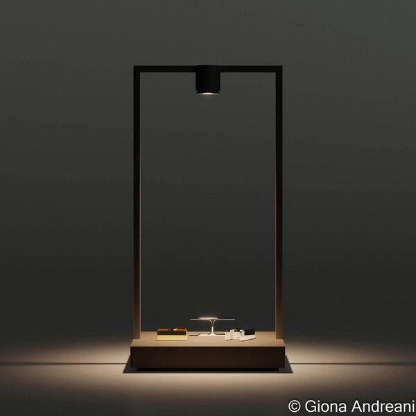 Lampa Stołowa Artemide, Curiosity Focus, ściemnialny, czarny, salon, metal, design