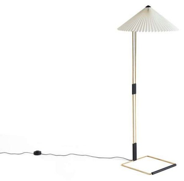 Lampa Podłogowa HAY, ściemnialny, biały, salon, metal