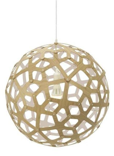 Lampa Wisząca david trubridge, biały, salon, bambus