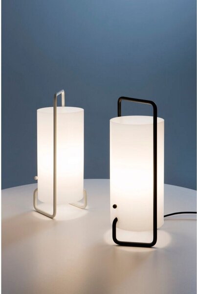 Lampa Stołowa Santa & Cole, ściemnialny, czarny, salon, tworzywo sztuczne