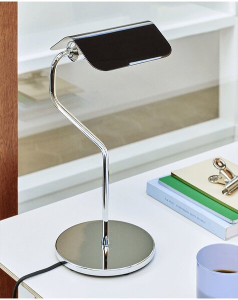 Lampa Stołowa HAY, czarny, salon, aluminium