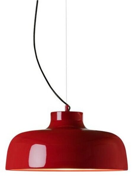 Lampa Wisząca Santa & Cole, ściemnialny, czerwony, jadalnia, aluminium
