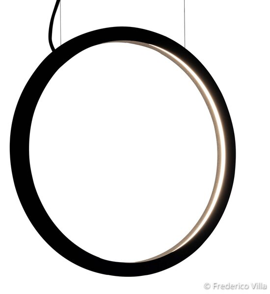 Zewnętrzna Lampa Artemide, O, czarny, metal, design