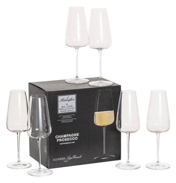 Kieliszki do szampana Gioco 6szt. 400ml