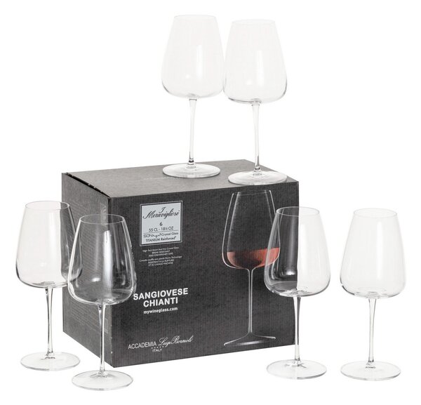 Kieliszki do wina Gioco 6 szt. 550ml