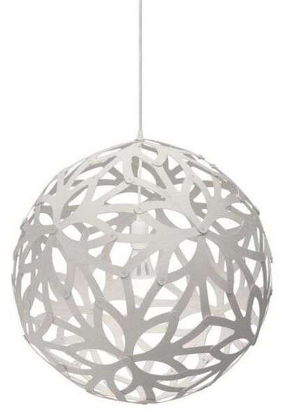 Lampa Wisząca david trubridge, biały, salon, bambus
