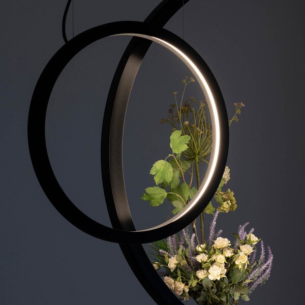 Zewnętrzna Lampa Artemide, O, czarny, metal, design