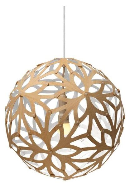 Lampa Wisząca david trubridge, biały, salon, bambus