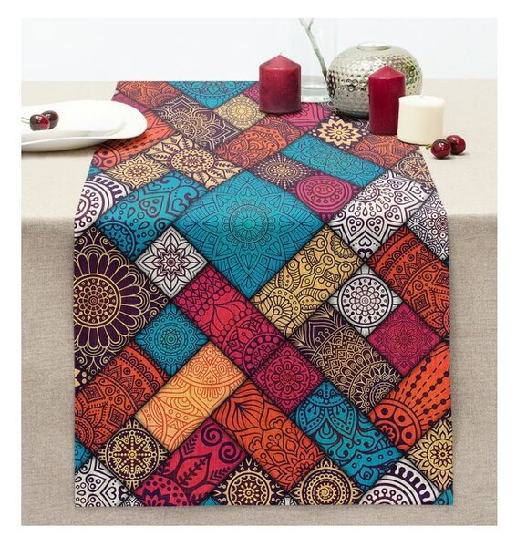 Bieżnik 40x130 cm Mandala Tiles – Mila Home