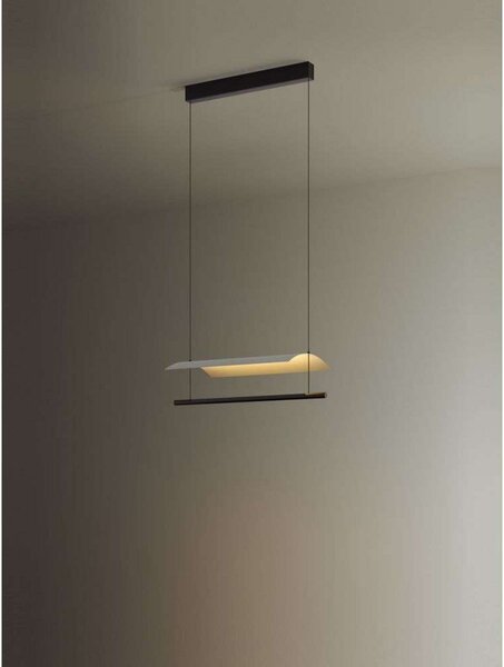 Lampa Wisząca Santa & Cole, ściemnialny, biały, jadalnia, metal