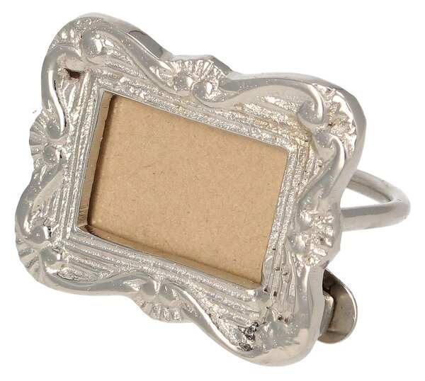 Obrączka na serwetkę Silver Frame