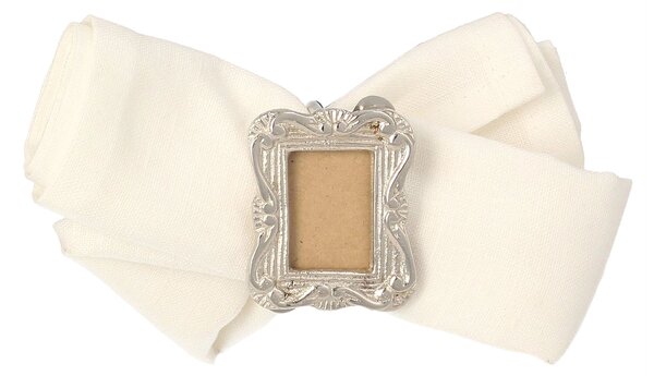 Obrączka na serwetkę Silver Frame
