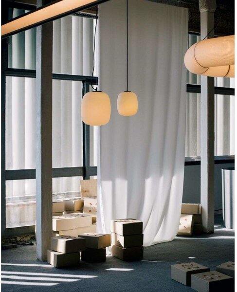 Lampa Wisząca Santa & Cole, ściemnialny, biały, salon, szkło