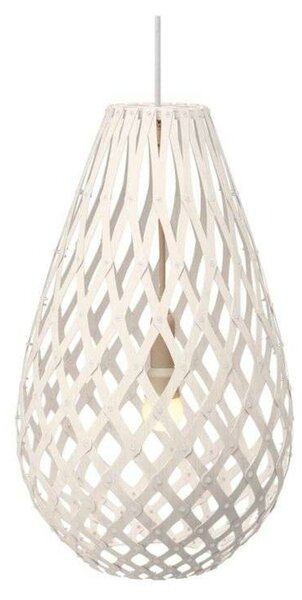 Lampa Wisząca david trubridge, biały, salon, bambus
