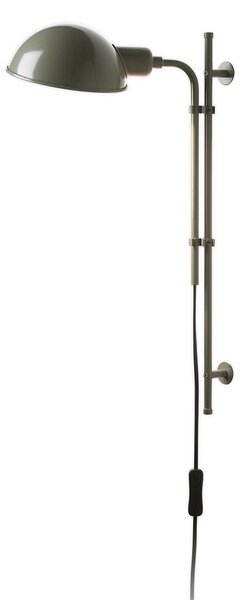 Lampa Ścienna MARSET, Funiculí A, szary, salon, metal, design
