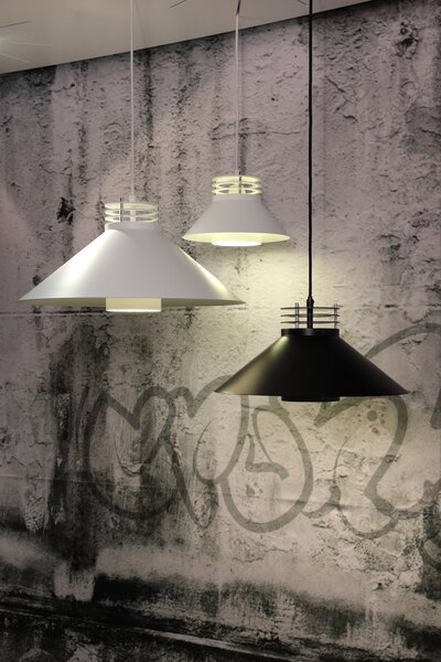 Lampa Wisząca CPH Lighting, czarny, salon, aluminium